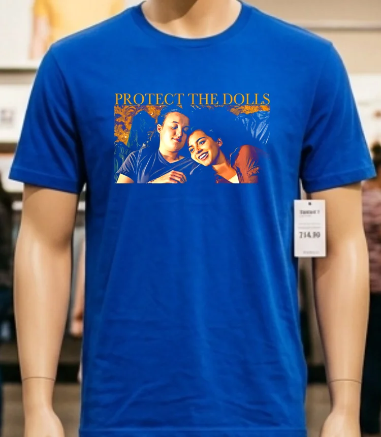 Protect The Dolls The Last Of Us Shirt - blue-shirt Protect The Dolls The Last Of Us Shirt Blue Shirt