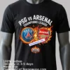 Psg Vs Arsenal Champions League 2026 T Shirt Balck Shirt 2