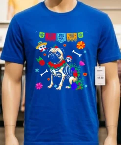 Pug Halloween Christmas Shirt