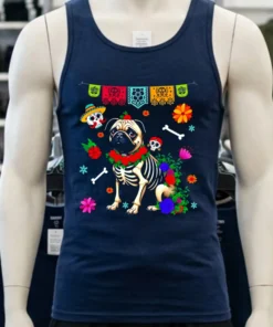 Pug Halloween Christmas Shirt
