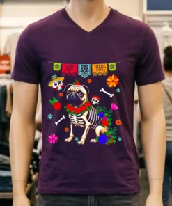 Pug Halloween Christmas Shirt