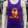 Pug Spooky Halloween Pumpkin Head Shirt Purple Shirt 1