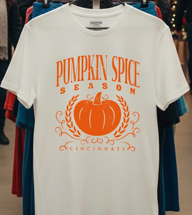 Pumpkin Spice Season Halloween 2025 Shirt - white-t-shirt Pumpkin Spice Season Halloween 2025 Shirt White T Shirt