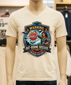 Rabies Warning Bat Borne Disease T Shirt