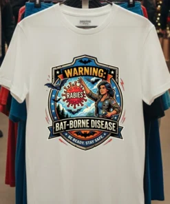 Rabies Warning Bat Borne Disease T Shirt