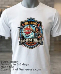 Rabies Warning Bat Borne Disease T Shirt