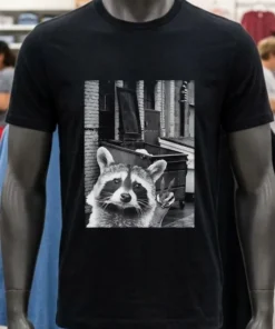 Raccoon Let S Get Trashed Hello Vintage Shirt