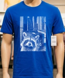 Raccoon Let S Get Trashed Hello Vintage Shirt