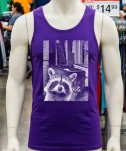 Raccoon Let S Get Trashed Hello Vintage Shirt