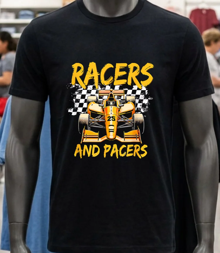 Racers And Pacers Indiana Pacers Shirt - balck-shirt Racers And Pacers Indiana Pacers Shirt Balck Shirt 1