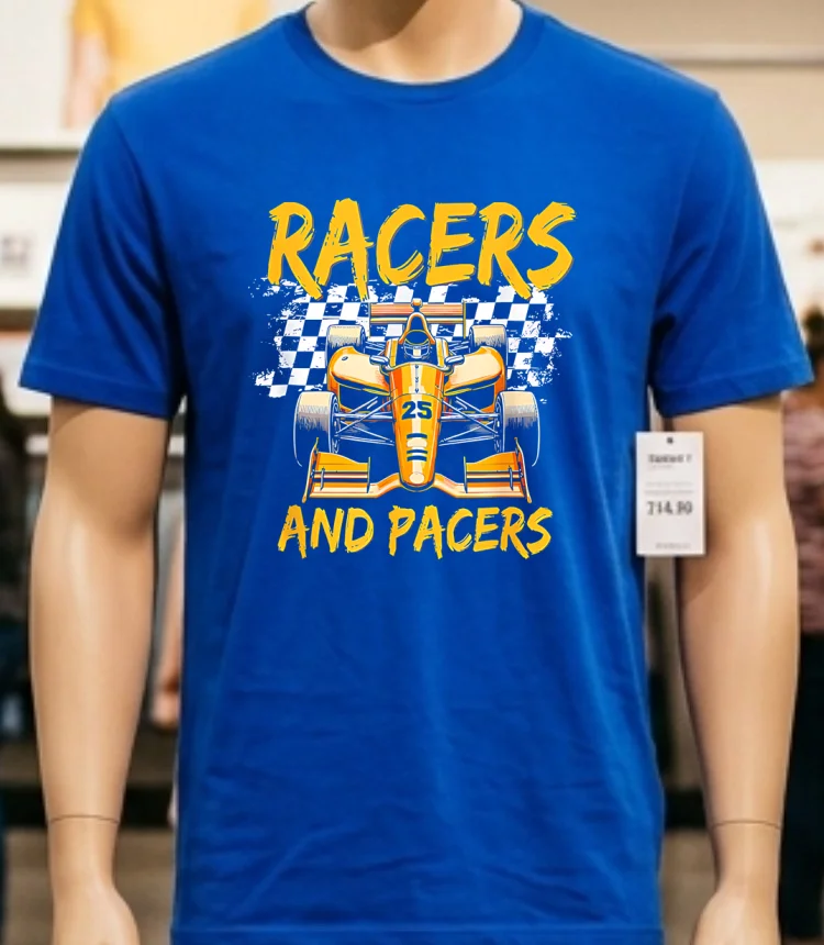 Racers And Pacers Indiana Pacers Shirt - blue-shirt Racers And Pacers Indiana Pacers Shirt Blue Shirt