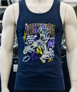Randy Moss Black Minnesota Vikings Graphic Vintage Shirt