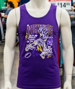 Randy Moss Black Minnesota Vikings Graphic Vintage Shirt