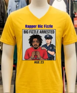 Rapper Bic Fizzle (Northern, 23 Years Old) Was Arrested By The Police T Shirt