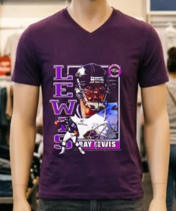 Ray Lewis Baltimore Ravens Signature Retro Shirt