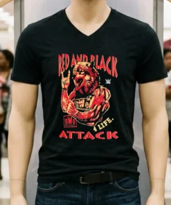 Red And Black 4 Life Attack Nwo Shirt