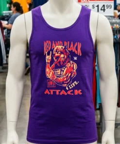 Red And Black 4 Life Attack Nwo Shirt