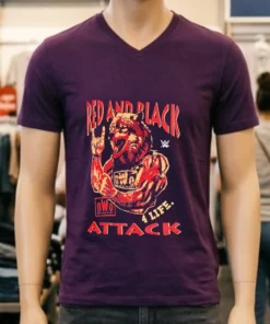 Red And Black 4 Life Attack Nwo Shirt