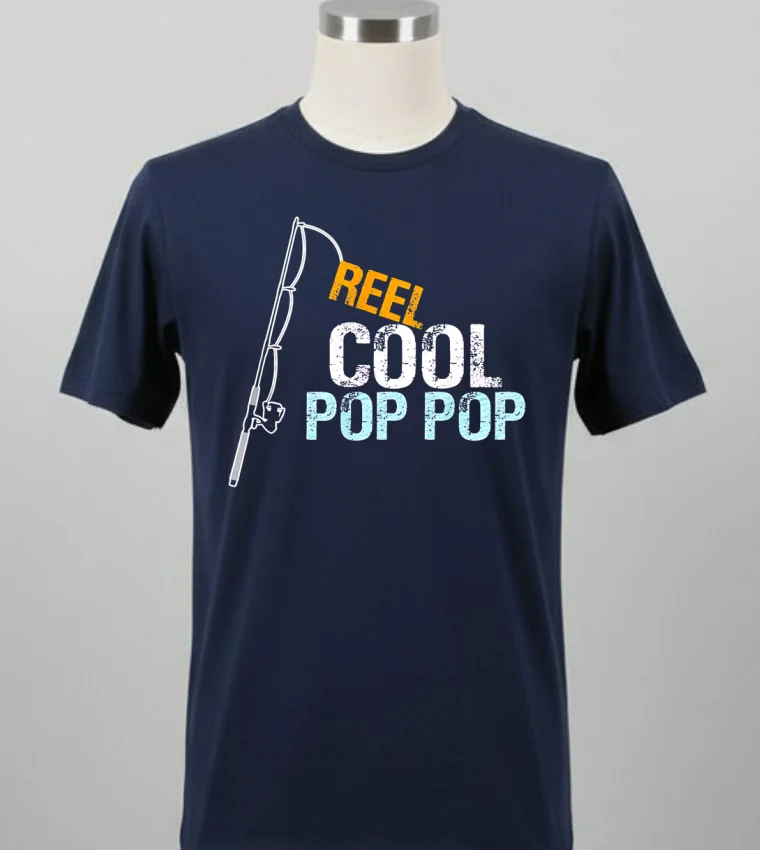 Reel Cool Pop Pop Shirt - balck-shirt Reel Cool Pop Pop Shirt Balck Shirt 2