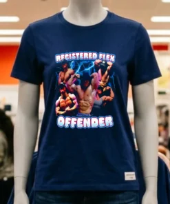 Registered Flex Offender Muscle Man t Shirt