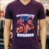 Registered Flex Offender Muscle Mans Shirt Purple Shirt