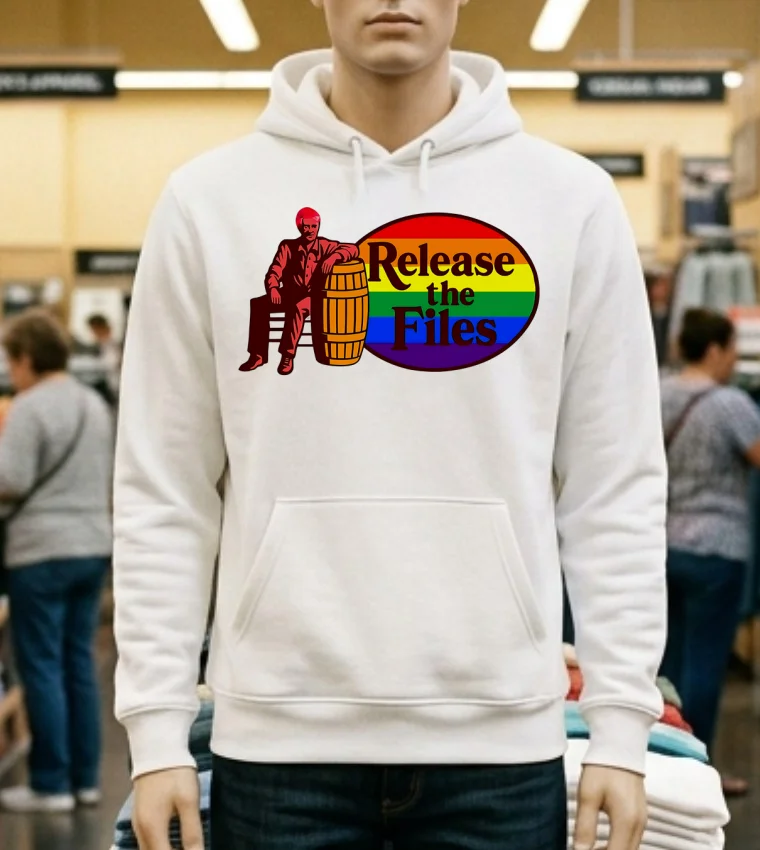 Release The Files Lgbtq Shirt - white-t-shirt Release The Files Lgbtq Shirt White T Shirt 1