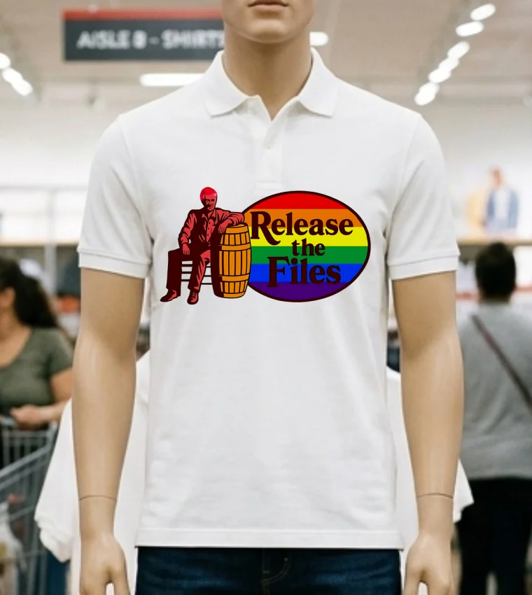 Release The Files Lgbtq Shirt - white-t-shirt Release The Files Lgbtq Shirt White T Shirt 2