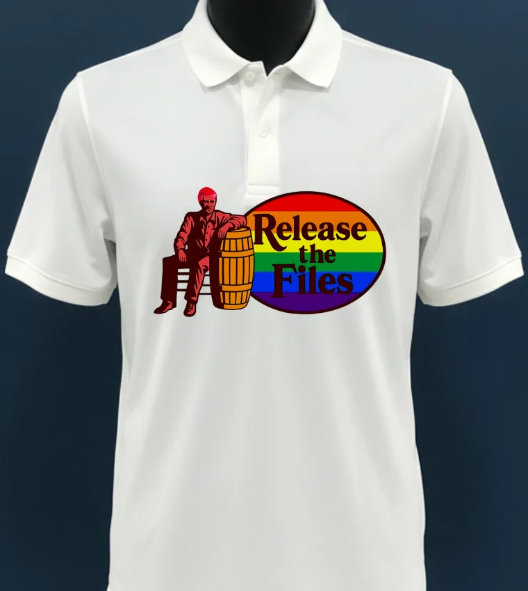 Release The Files Lgbtq Shirt - white-t-shirt Release The Files Lgbtq Shirt White T Shirt 3
