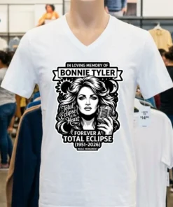 Remembering Bonnie Tyler, Singer Of 'Total Eclipse Of The Heart', Dies At Age 75 T Shirt
