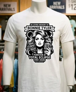 Remembering Bonnie Tyler, Singer Of 'Total Eclipse Of The Heart', Dies At Age 75 T Shirt