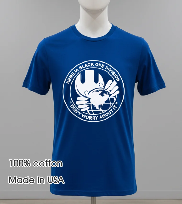 Remilia Black Ops Division Don T Worry About It Vintage Shirt - navy-shirt Remilia Black Ops Division Dont Worry About It Vintage Shirt Navy Shirt 1