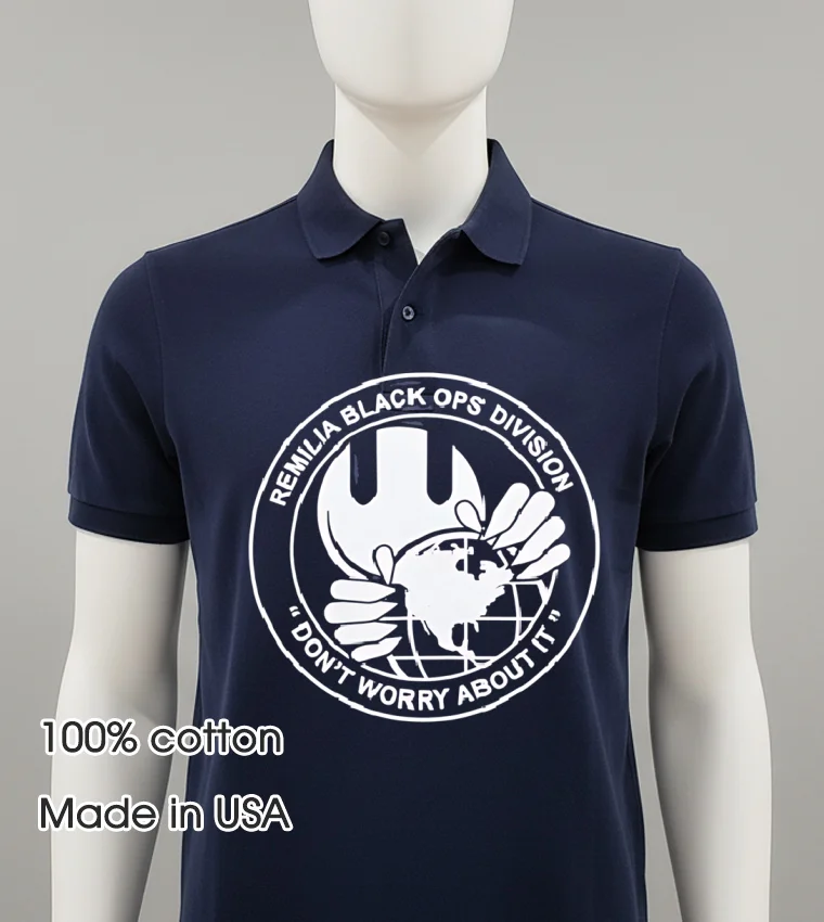Remilia Black Ops Division Don T Worry About It Vintage Shirt - navy-shirt Remilia Black Ops Division Dont Worry About It Vintage Shirt Navy Shirt 2