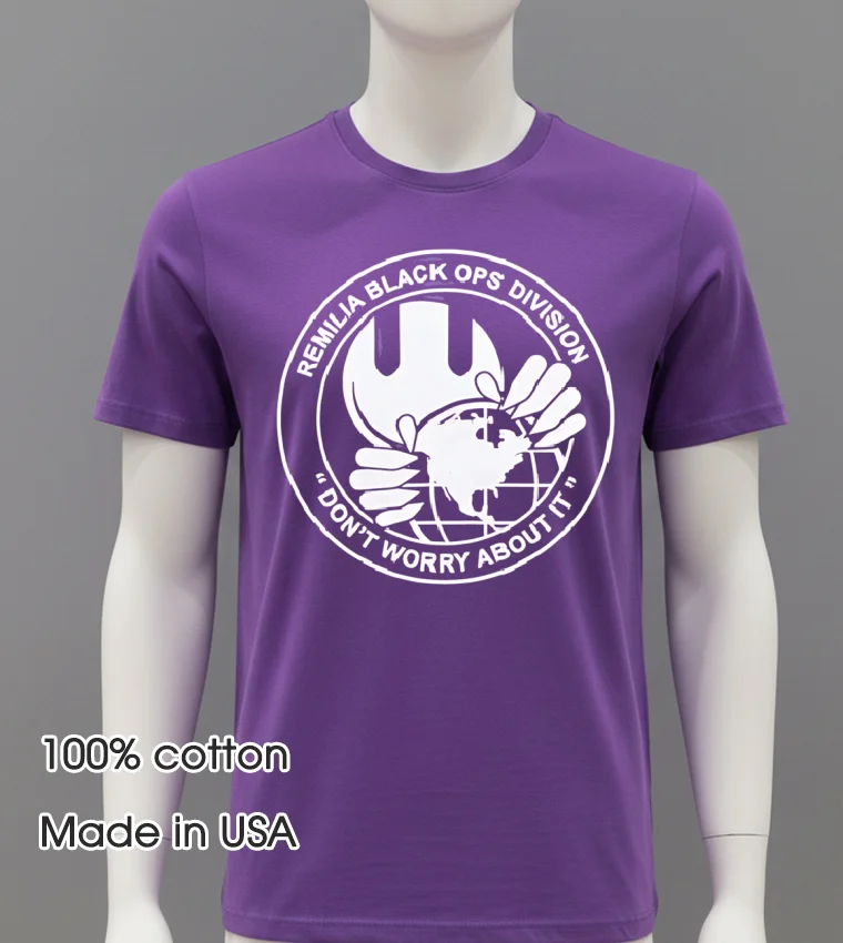 Remilia Black Ops Division Don T Worry About It Vintage Shirt - purple-shirt Remilia Black Ops Division Dont Worry About It Vintage Shirt Purple Shirt