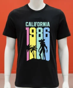 Retro Stranger Things Cali 1986 Shirt