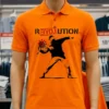 Revolution Bouquet Shirt Orange Shirt