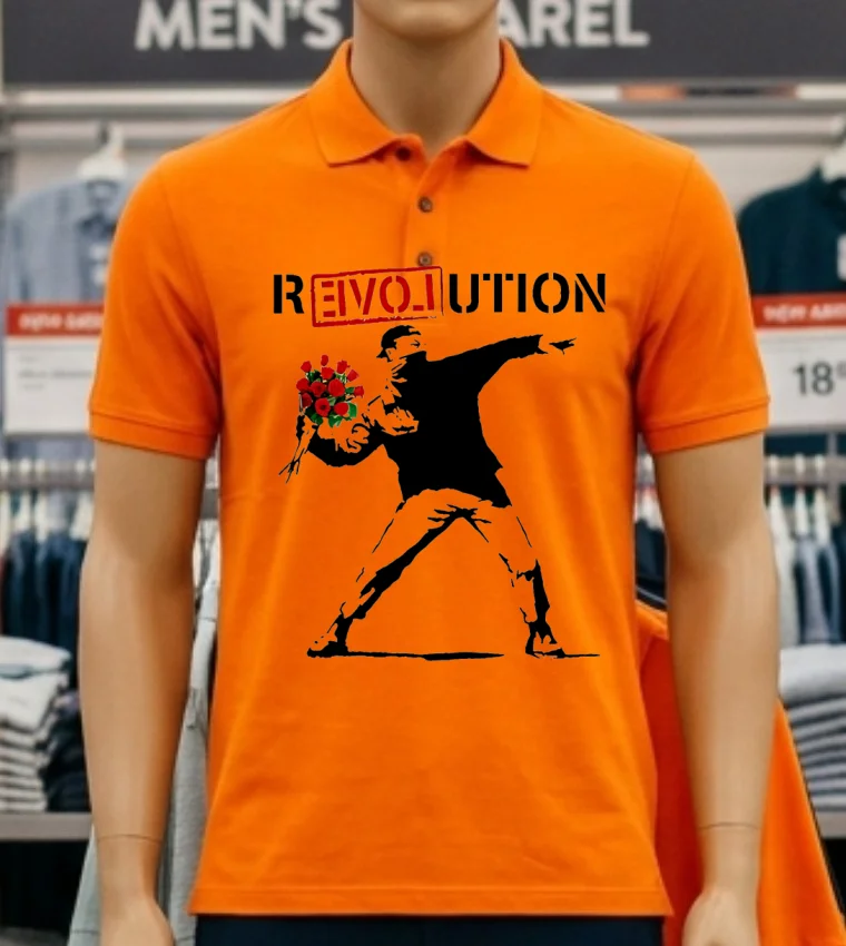 Revolution Bouquet Shirt - orange-shirt Revolution Bouquet Shirt Orange Shirt