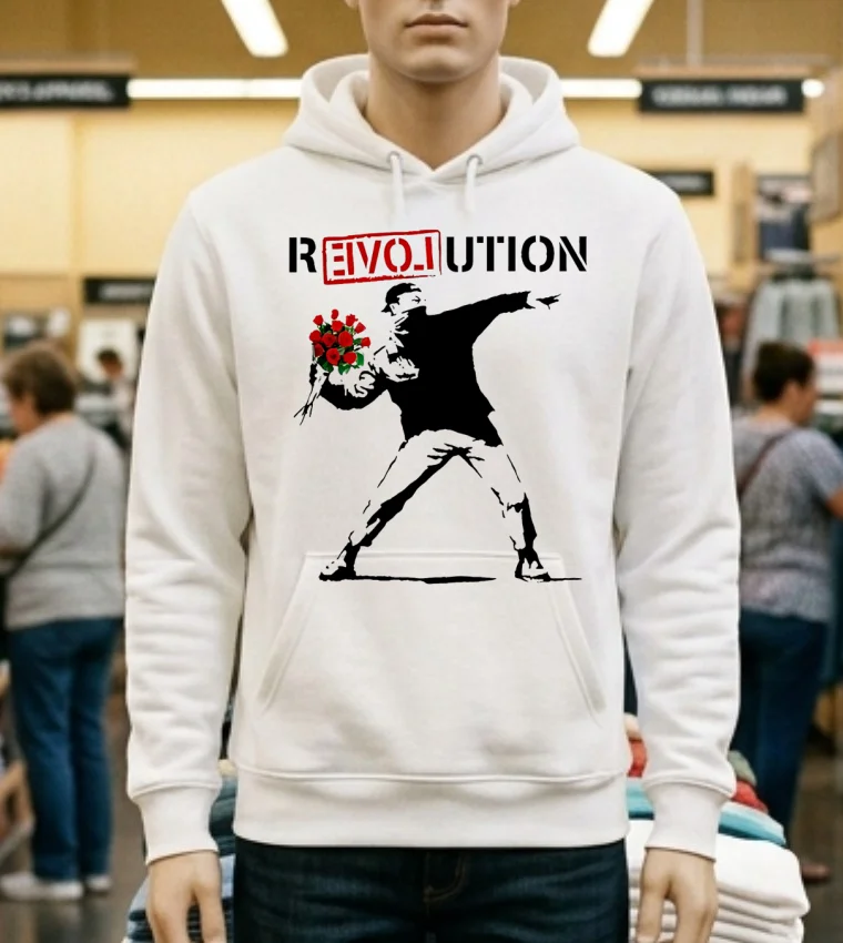 Revolution Bouquet Shirt - white-t-shirt Revolution Bouquet Shirt White T Shirt 1