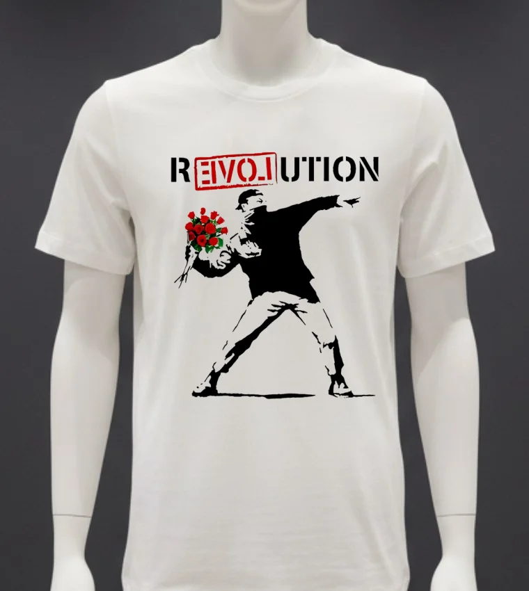Revolution Bouquet Shirt - white-t-shirt Revolution Bouquet Shirt White T Shirt 4