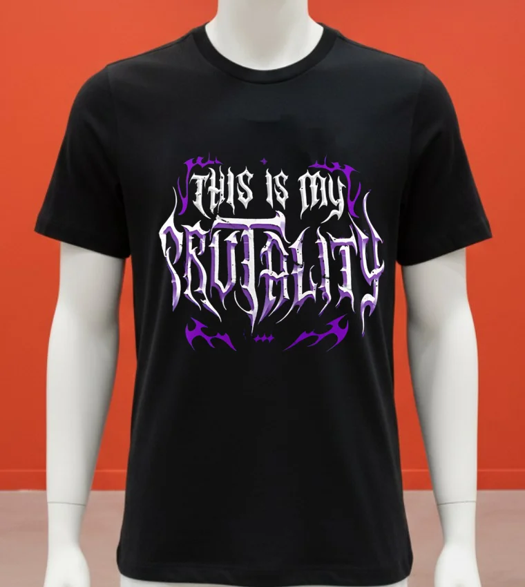Rhea Ripley This Is My Brutality Logo Shirt - balck-shirt Rhea Ripley This Is My Brutality Logo Shirt Balck Shirt 1