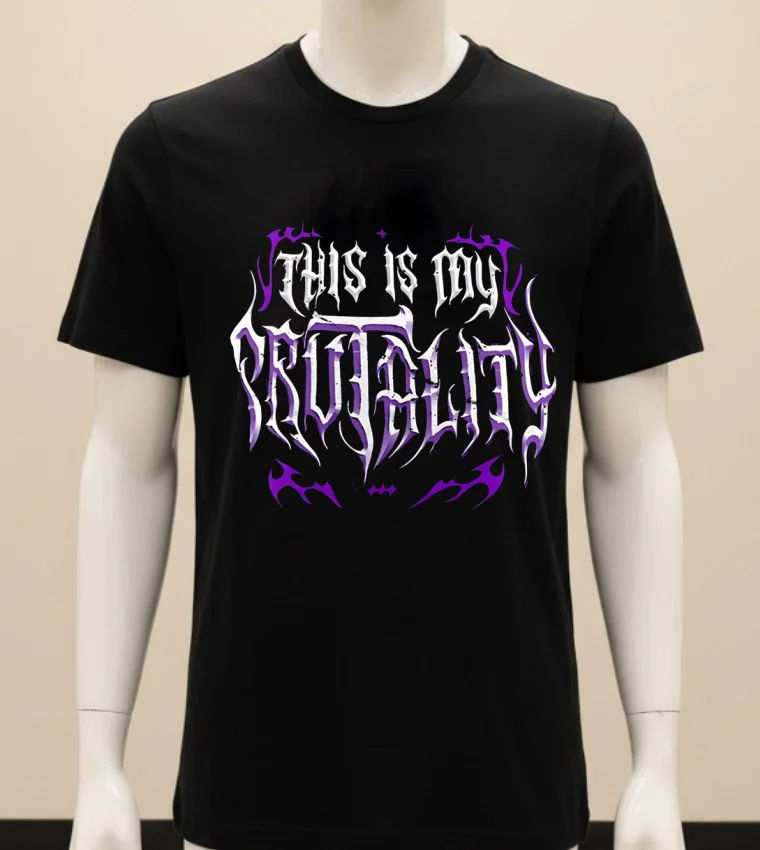Rhea Ripley This Is My Brutality Logo Shirt - balck-shirt Rhea Ripley This Is My Brutality Logo Shirt Balck Shirt