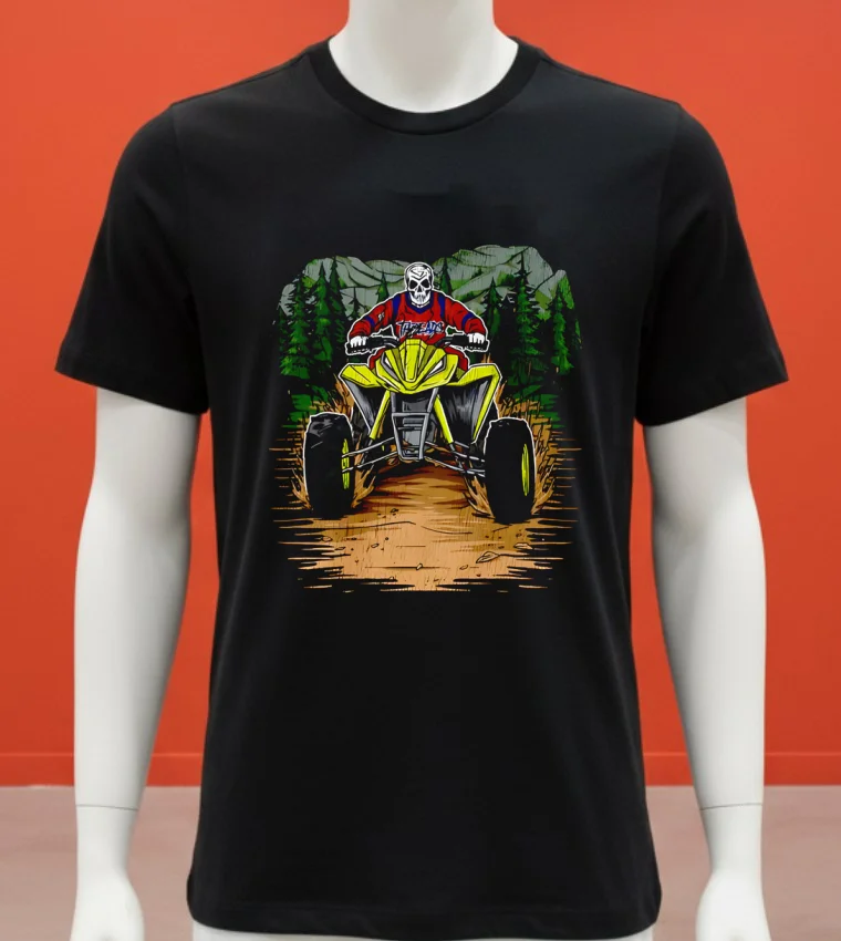 Ride Or Die Skeleton Shirt Balck Shirt 1