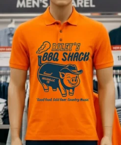 Riley Green Bbq Shack Pig Shirt