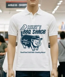 Riley Green Bbq Shack Pig Shirt