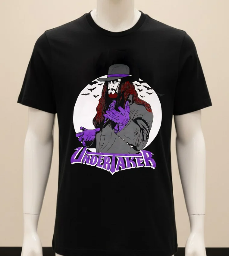 Ripple Junction Wwe The Undertaker Halloween Shirt - balck-shirt Ripple Junction Wwe The Undertaker Halloween Shirt Balck Shirt