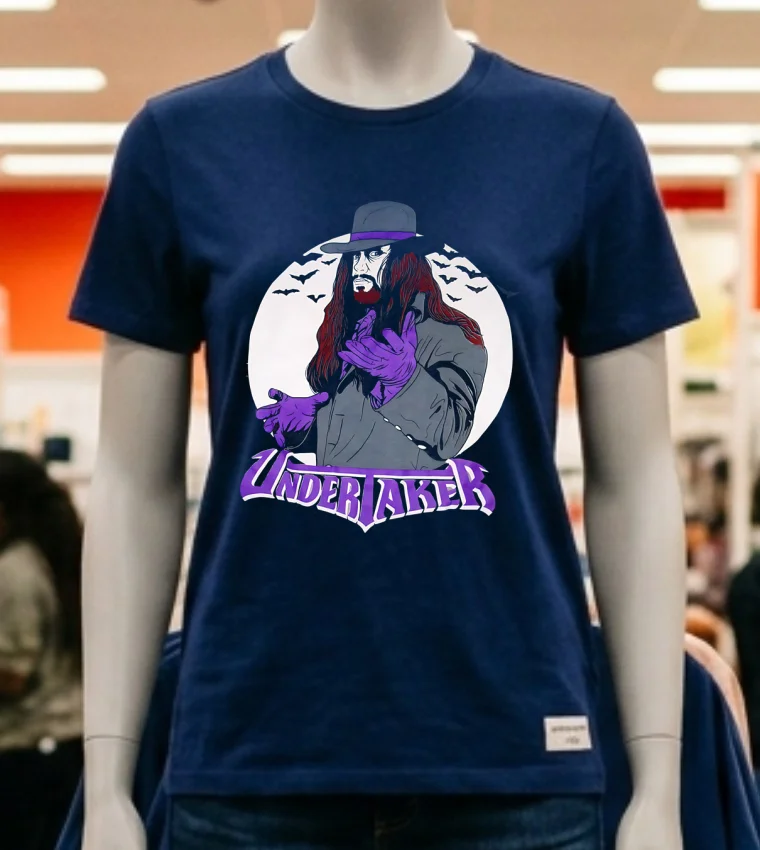 Ripple Junction Wwe The Undertaker Halloween Shirt - navy-shirt Ripple Junction Wwe The Undertaker Halloween Shirt Navy Shirt