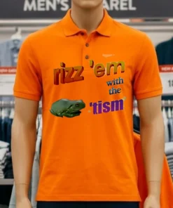 Rizz Em With The Tism Frog Parody Shirt