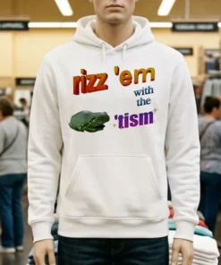 Rizz Em With The Tism Frog Parody Shirt