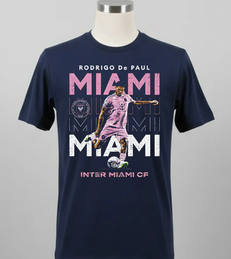 Rodrigo De Paul Inter Miami Cf Repeat Retro Shirt - balck-shirt Rodrigo De Paul Inter Miami Cf Repeat Retro Shirt Balck Shirt 2