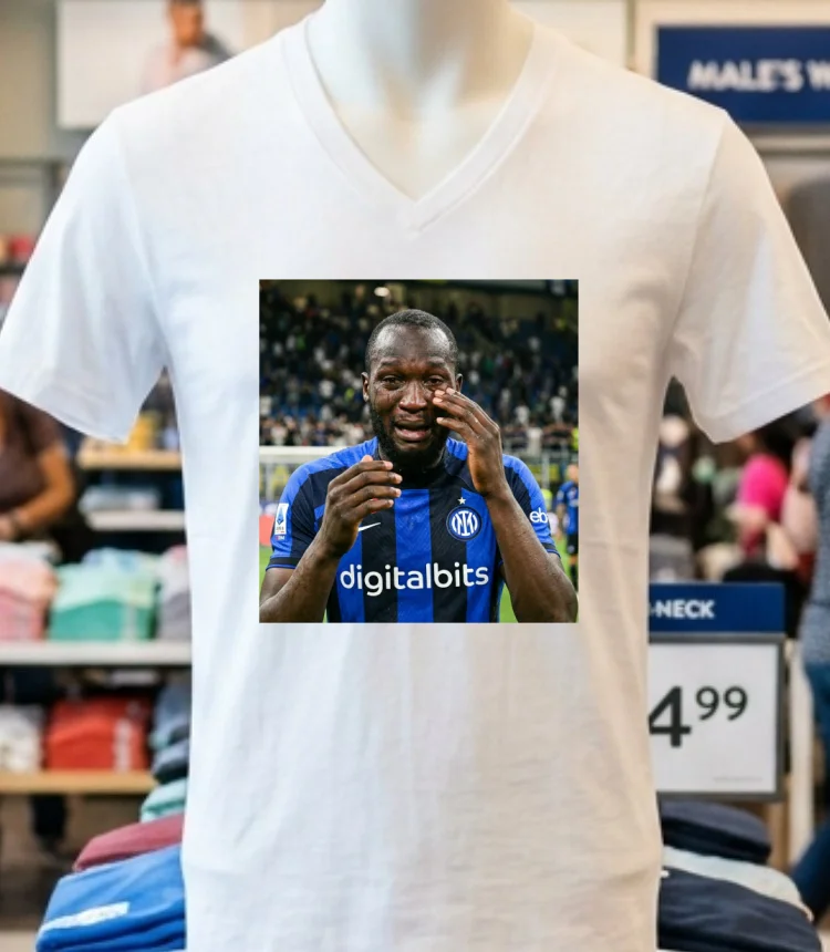 Romelu Lukaku Crying Meme T Shirt White T Shirt 4