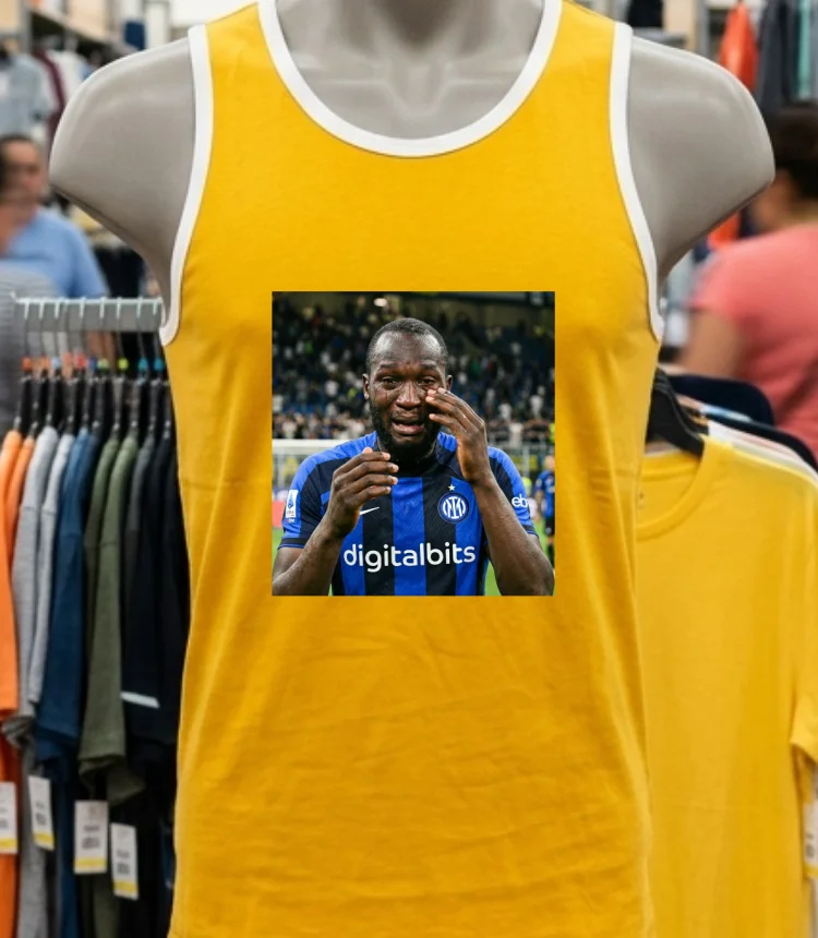 Romelu Lukaku Crying Meme T Shirt Yellow T Shirt